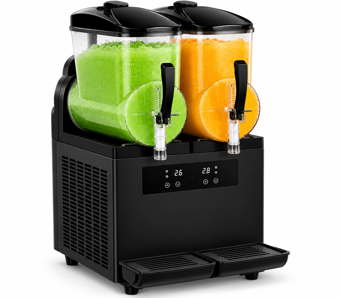 Icevanta Slushie Ice Maker Machine making a frozen drink